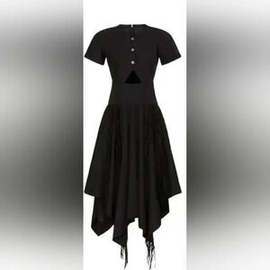 Bibhu Mohapatra Collective Cutout Fringe Dress